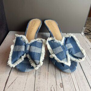 GIANNI BINI WENDELL RAFFIA BOW DRESS SLIDE (11)